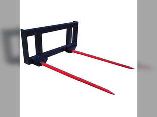 Skid Steer Bale Spear - Double Tine 39