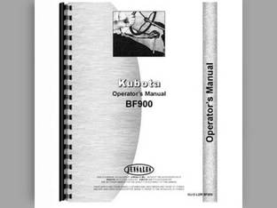 Operator's Manual - BF900 L3750 L4150 Kubota L4150 L4150 L3750 L3750 BF900