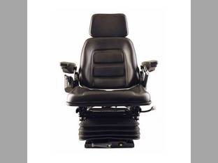 Seat Assembly - Mechanical Suspension High Back Vinyl Black fits Case IH 5120 5130 5140 5220 5230 5240 5250 fits FIAT 1580 1880 1880DT fits Hesston 1580 1880 fits Zetor 7321 fits Belarus 505 525
