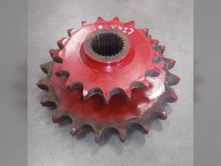 Used Sprocket - Double Left Hand Rotor Drive Case IH RBX462 RB464 RB454 RBX453 RBX463 RBX452 New Holland BR7070 BR740A BR750A BR740 BR750 BR7060 87664057 86610110