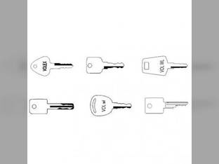 Key Set - 6 Keys Volvo 11039228 11306919 11444208 14529178 2810109 58917261