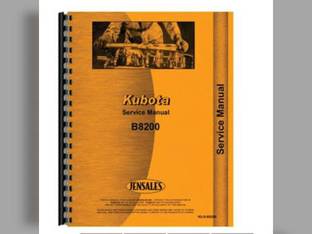 Service Manual fits Kubota B8200