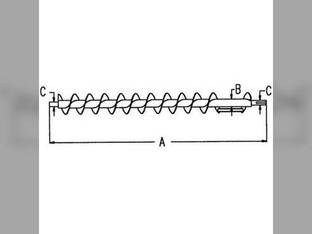 Auger - Bottom Grain Tank John Deere 9600 9610 9640 9650 AH127975