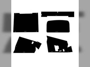 Cab Foam Kit with Headliner Black Massey Ferguson 2805 2705 2675 2775 2745