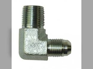 Hydraulic Adapter 90° Angle 3/8" Male JIC 37° 3/8" Male NPT Fitting