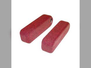 Arm Rest Set with Steel Back - Fabric Red fits International Hydro 186 786 886 986 1086 1486 1586 3088 3288 3388 3488 3588 3688 3788 4366 4386 4586 5088 5288 5488 6388 6588 6788 7288 7488 fits White