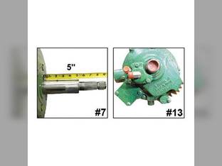 Used Feeder House Reverser Gear Box Assembly John Deere 9570 9560 HEADER.
