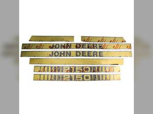Tractor Decal Set Hood 2150 Yellow fits John Deere 2150 JD405