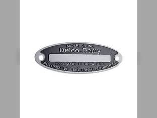 Starter/Generator Tag 6V Delco Remy