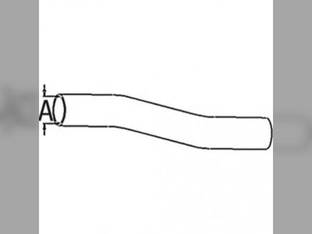 Radiator Hose - Upper Allis Chalmers D17 D19 70235361