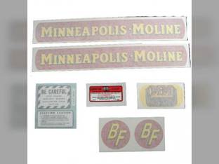 Tractor Decal Set BF Avery R Small Size Gold Tractor Vinyl Minneapolis Moline R BF