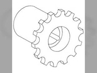 Feederhouse Front Shaft Sprocket John Deere 9610 9600 8820 AH96938