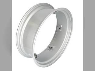10" x 28" 6 Loop Rear Rim Silver Mist Ford 4000 8N 600 2000 Massey Ferguson 35 135 John Deere International 460 504 David Brown Allis Chalmers Case IH Case CockShutt / CO OP Minneapolis Moline White