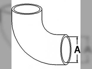 Radiator Hose - Lower fits Oliver 1850 158624A