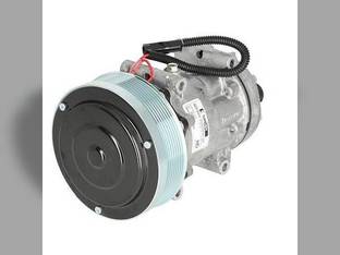 Air Conditioning Compressor - 12V OE Sanden SD7H15HD fits New Holland T8010 T8020 T8030 T8040 T8050 TG210 TG230 86993463 fits Massey Ferguson 504078610 fits Case IH 317008A3 fits Gleaner 504078610