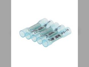 Crimp & Heat Shrink Butt Connector 16 -14 Gauge - 5 Pack fits Wiring, Relays, Switches Terminals