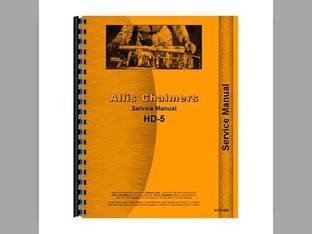 Service Manual fits Allis Chalmers HD5 HD5