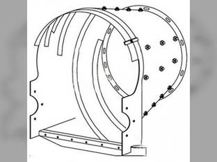 Rotor Transition Cones fits International 1480 1482 428878A1 fits Case IH 1680 1682 1688 2188 2388 2577 2588 CCIHC84W3S