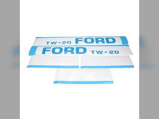 TW20 Hood Decal Set Mylar fits Ford TW20