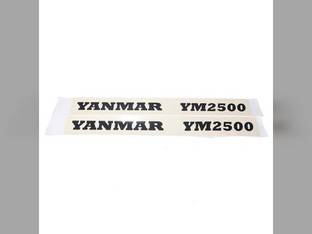 Hood Decal Set fits Yanmar YM2500