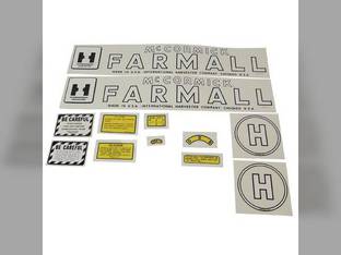 H Decal Set Farmall McCormick Mylar fits International H 353125R97