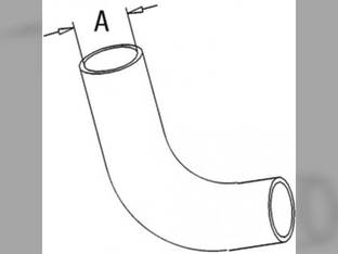 Radiator Hose - Upper Massey Ferguson 165 255 194738M1