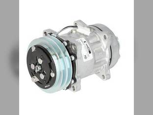Air Conditioning Compressor - w/Clutch Sanden Ford 7810 8730 TW35 6610 8830 FW20 TW15 7910 6410 7410 5610 8210 8530 7710 6810 TW25 6710 8630 7610 TW5 5110 Hagie 284 254 657352 SFD021795 E8NN19D629AA