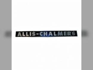 Side Name Plate Allis Chalmers D15 160 D12 D10 D17 70242700