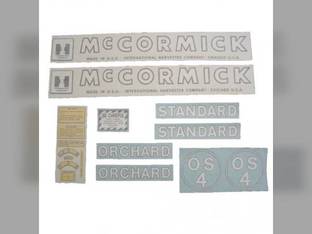 McCormick Decal Set OS-4 Standard/ Orchard Vinyl fits International O4