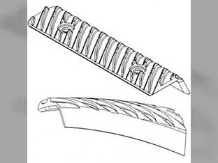 Cylinder Rasp Bar Kit Hardened - Red fits International 1440 1460 1470 fits Case IH 1640 1660 1666 1670 2144 2166 2344 2366 OIHC1440 OIHC1440H V12062 1308668C1