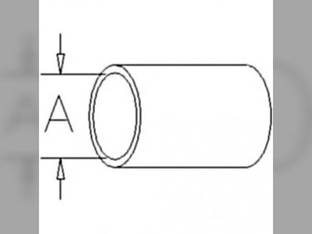 Radiator Hose - Bypass Massey Ferguson 3140 3115 399 3645 3120 6180 3095 4360 3655 4270 6160 3125 3635 6190 6170 8130 3085 8110 3660 8120 4260 3637257M91 JCB 02200150 Perkins U5MH0050 Zetor 70011306