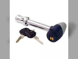 Trailer Tow Swivel Head Locking Hitch Pin 5/8" Chrome Plated 2 Keys