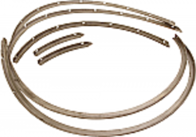 Rotor Transition Cone Vane Kit - 3/16", Stainless Steel