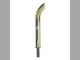Exhaust Stack - 1-1/2" X 60" Curved Chrome Allis Chalmers CA C B