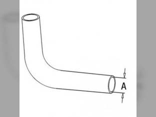 Radiator Hose - Upper Ford TW35 8830 TW5 TW15 TW25 E3NN8333AA