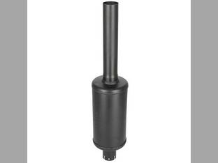 Muffler - Black fits International 2500 2504 3514 560 H M MD Super H Super M Super MTA Super W4 Super W6 W4 W6 454 574 656 674 2500 2504 3514 300 350 400 450 460 606 350601R95 370644R91 403551R1