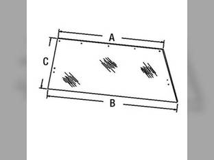 Cab Glass - Rear Window Case 2290 2090 2390 2590 F64517