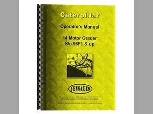 Operator's Manual - 14 s/n 96F1-later fits Caterpillar 14 CT-O-14MG96F