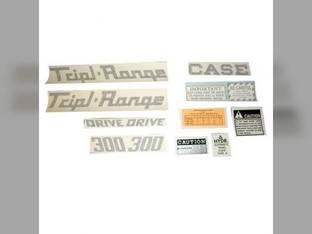 300 Decal Set Tripl Range Vinyl fits Case 300