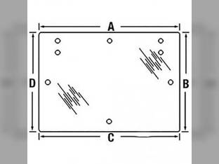 Cab Glass - Rear Upper Window Tinted FIAT F120DT F115DT F100 F115 F110 F120 F130 F110DT F100DT F140DT F130DT VPM7247