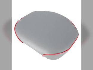 Seat Cushion Bottom with Wood Base - Canvas Gray fits Massey Ferguson 65 150 165 175 180 245 255 265 275 285 1080 65 275