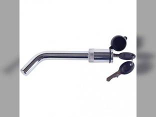 Trailer Tow Locking Hitch Pin 1/2" Chrome Plated 2 Keys