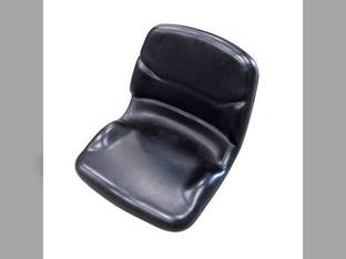 Used Seat - Contoured Black Vinyl Compatible with John Deere 990 4005 870 770 670 1070 970 790 3005 M803465