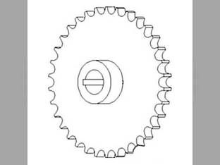 Feeder House Upper Sprocket John Deere 9510 9550 9500 9560 AH135614