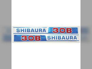 Decal Set S30B Vinyl fits Shibaura S30B
