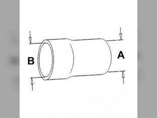 Radiator Hose - Lower Compatible with John Deere 8440 8560 8450 8960 8430 8970 R63696