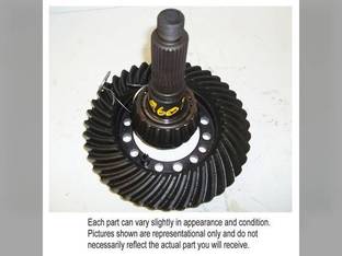 Used MFWD Ring Gear And Pinion Set Compatible with John Deere 4050 4450 4250 RE12133