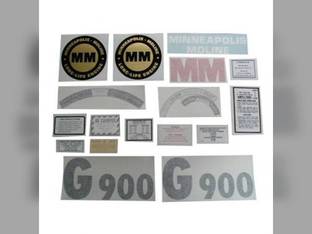 Decal Set G900 Vinyl fits Minneapolis Moline G900