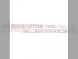 574 Hoods Decal Set Vinyl fits International 574