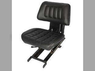 Seat Assembly Sliding Without Armrests Vinyl Black Mahindra 5500 3325 3505 4500 4025 E40 5525 C35 4525 6525 6500 3825 4505 C4005 6025 6000 475 450 485 C27 E350 3525 5005 575 0080000160B91